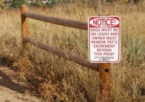 Mesa Trail marker